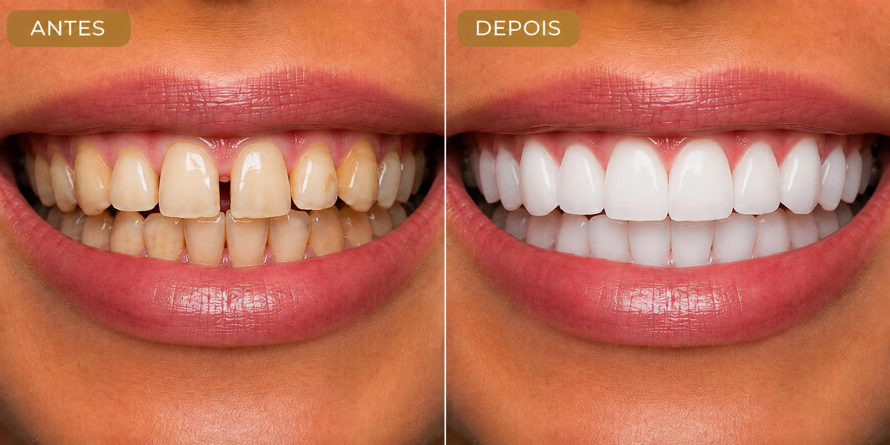 Antes e Depois - Estética Dental - Dr. Michel Platini